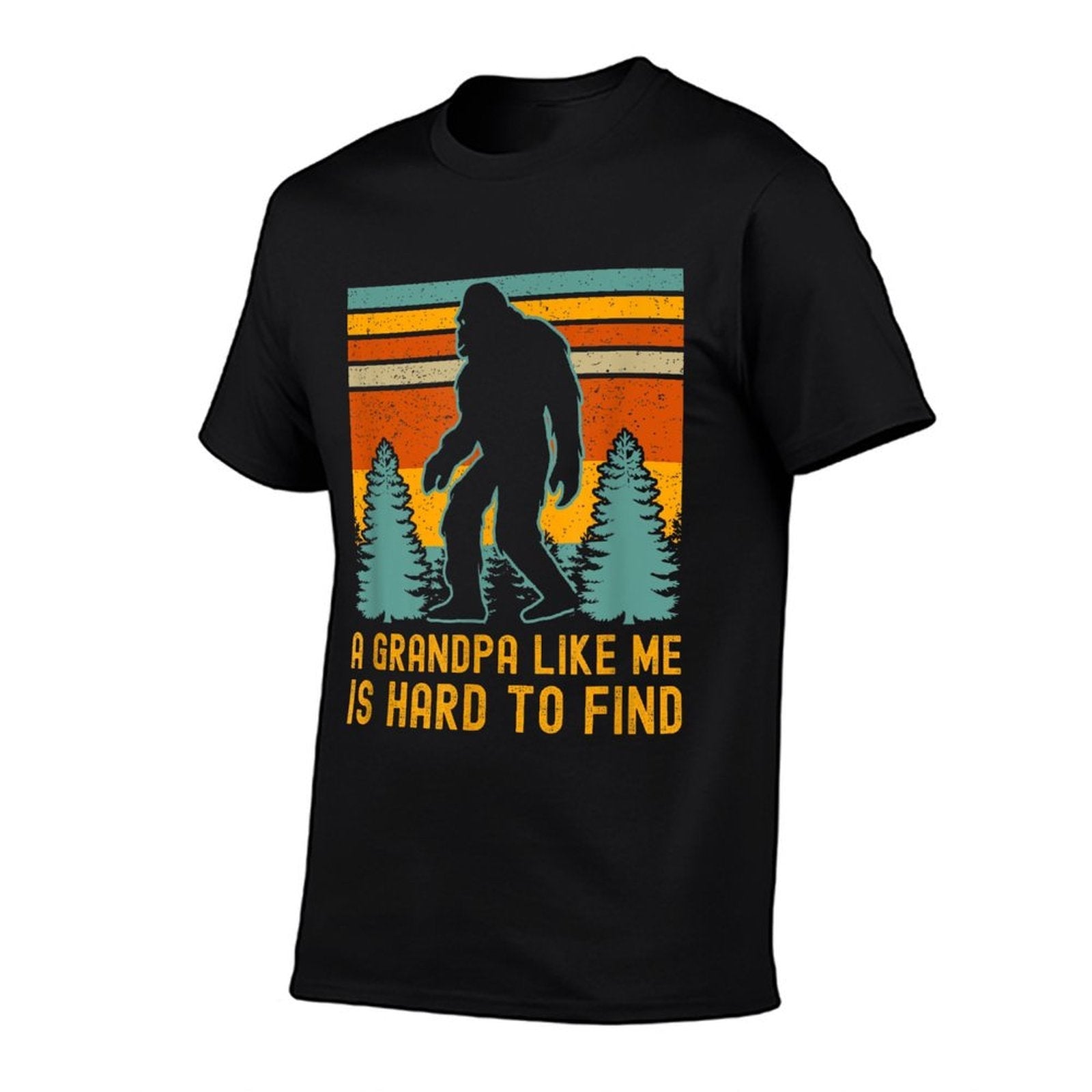 A Grandpa Like Me Is Hard To Find, Bigfoot Grandpa  Vintage-inspired T-Shirt