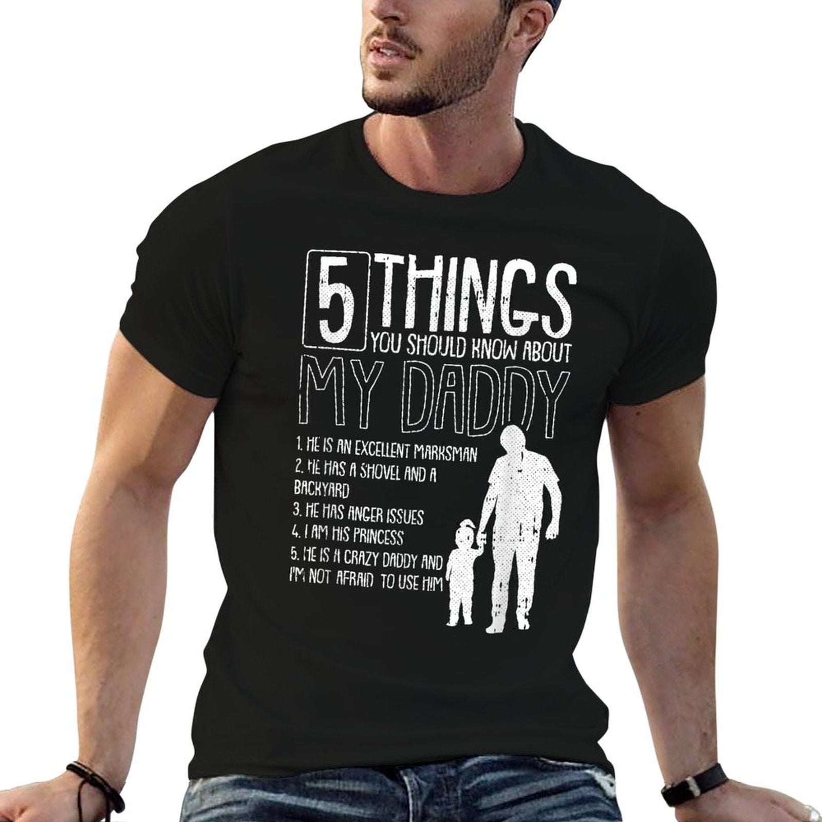 5 Things You Should Know About My Dad Fathers Day Papa Daddy  Soft T-Shirt